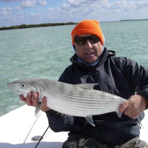 Dr. Huw with a Andros Bonefish