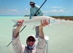 Andros Bonefish on Fly with Big Charlie